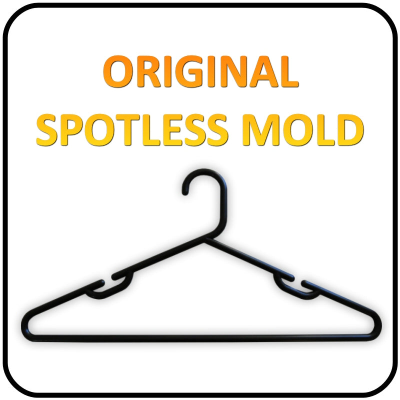 Plastic Clothes Hangers - Heavy Duty - Black