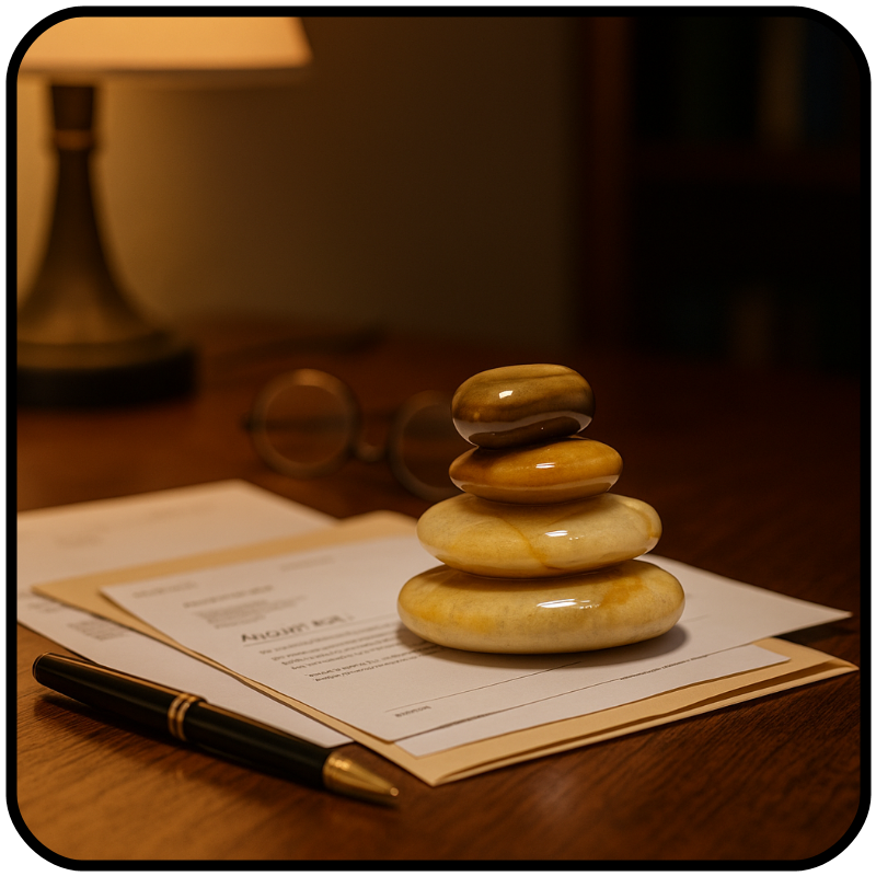 Osca Cairn Stones Paperweight