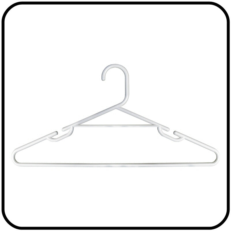 Plastic Clothes Hangers - Thin