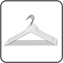White Wooden Clothes Hanger