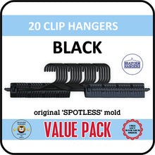 Plastic Clip Hangers - Black