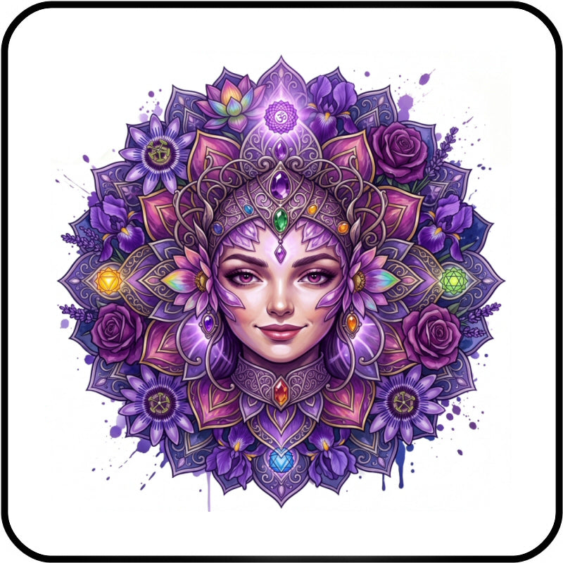 Osca Calico Reusable Gift Bags - Chakra Mandala
