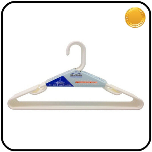 Plastic Clothes Hangers - Thin
