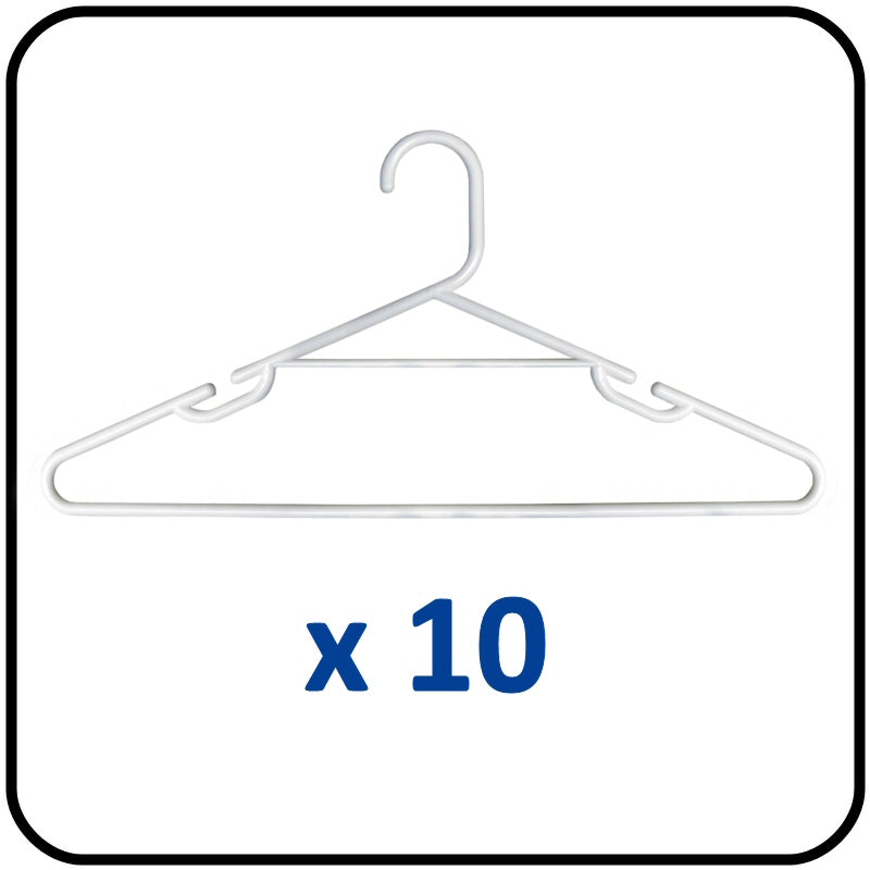 Plastic Clothes Hangers - Thin